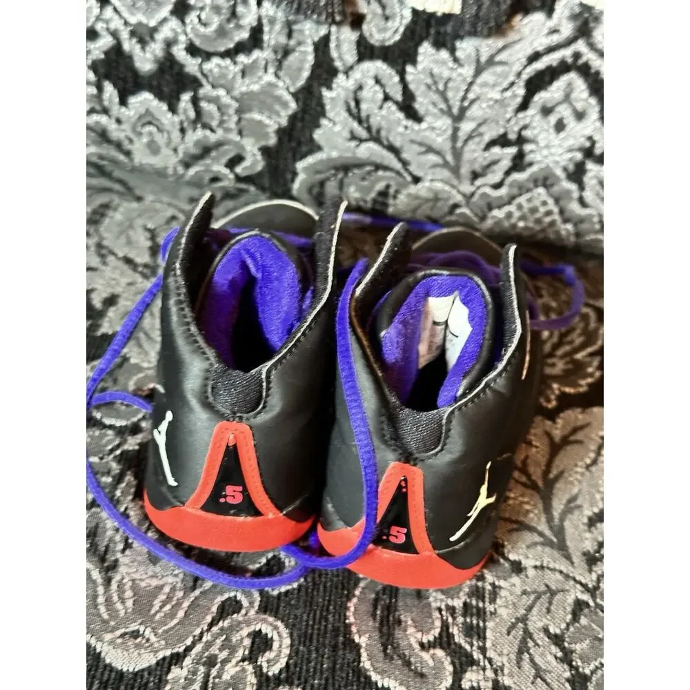 Baby Toddler Shoes Jordan Carmelos Raptor Melo Concord Black Purple Red 7C Great